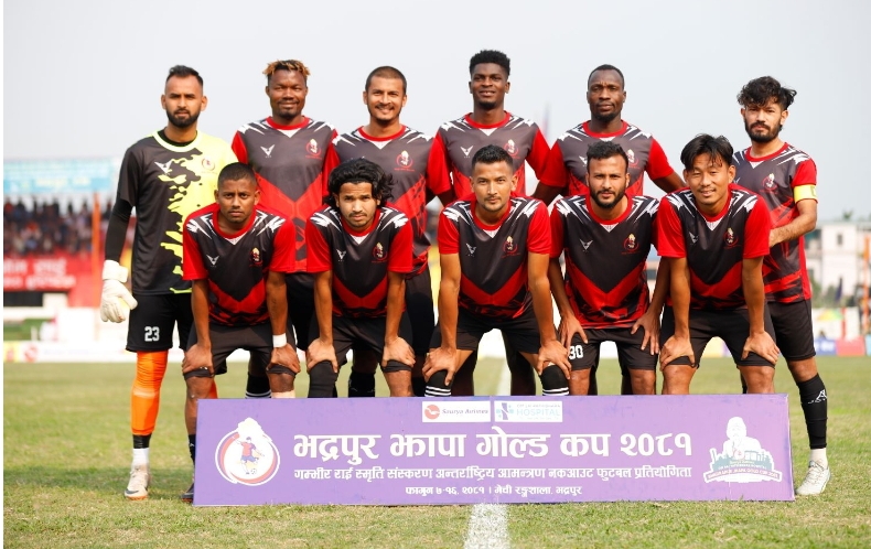 बंगलादेशलाई हराउँदै आयोजक भद्रपुर ब्लेजर्स फाइनलमा प्रवेश 