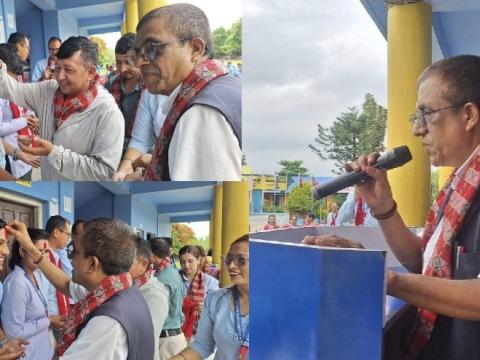बाल सुबोधनिबाट ४ जिपिए परीक्षाफल ल्याउने विद्यार्थीलाई सम्मान 