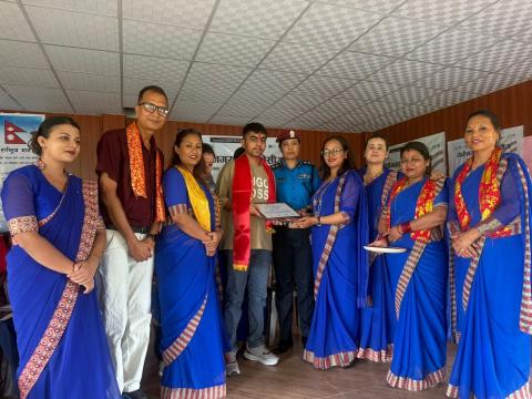 एसईईमा ४ जिपिए ल्याउने जेनिश भट्टराई पुनः सम्मानित