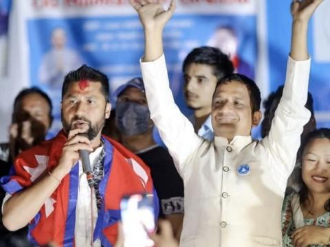 राष्ट्रिय स्वतन्त्र पार्टी झापाको सभापतिमा ओमनाथ भण्डारी निर्वाचित
