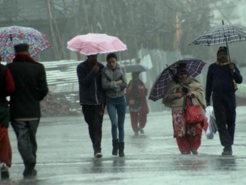 कोशी, बागमती र गण्डकी प्रदेशमा भूभागमा चट्याङ्गसहित मध्यम वर्षाको सम्भावना 