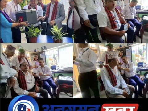 झापाको काँकरभिट्टाबाट जापानिज इन्सेफ्लाइटिसविरुद्ध खोप अभियान सुरु