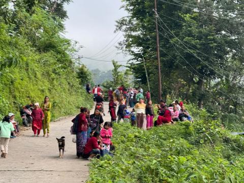 बूढीगण्डकीमा आकस्मिक बाढी: आरुघाट बजार खाली गराइयो